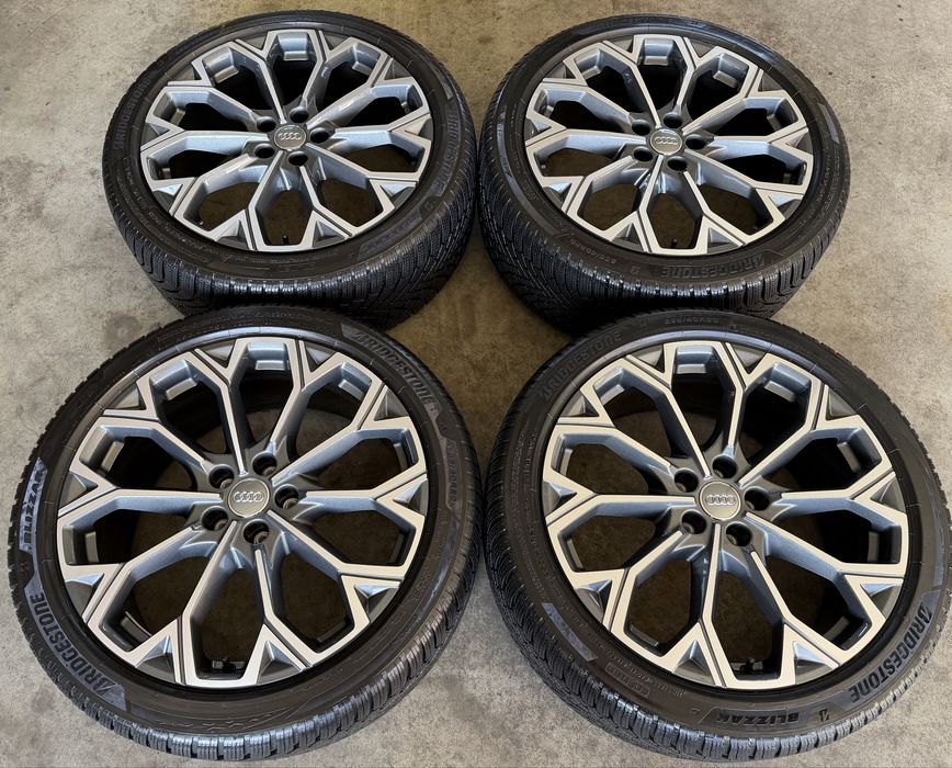 Koła Felgi Opony Alumy Audi A4 A5 A6 C6 C7 C8 C9 S6 RS6 A7 S7 RS7 A8 S8 D3 D4 D5 Q3 RSQ3 Q5 SQ5 Q7 Oryginalne Audi 255/40R20 Bridgestone Nowe A6 C9
