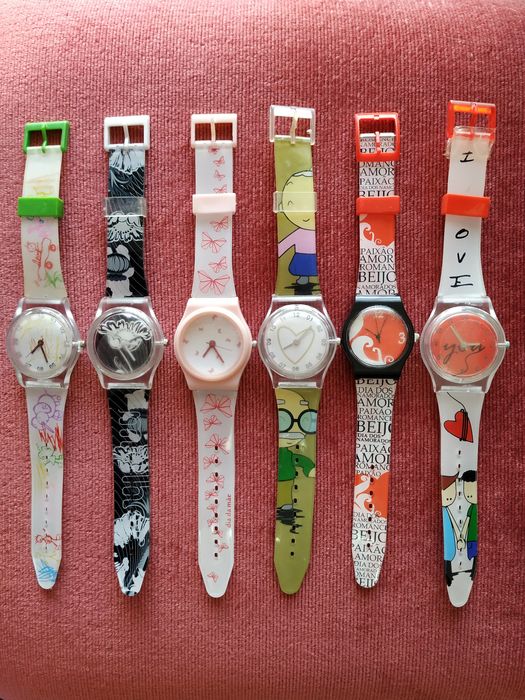 Lote de 6 Relógios