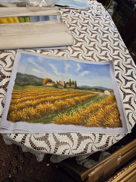 Paisagens rurais em tela