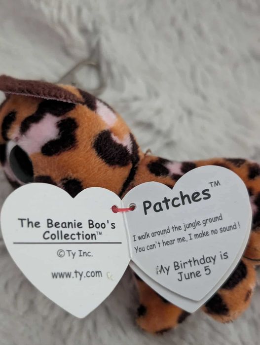 TY Beanie Boos Patches brelok clip lampart