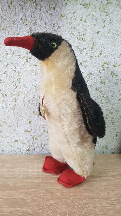 Соломенная  игрушка пингвин feddy
