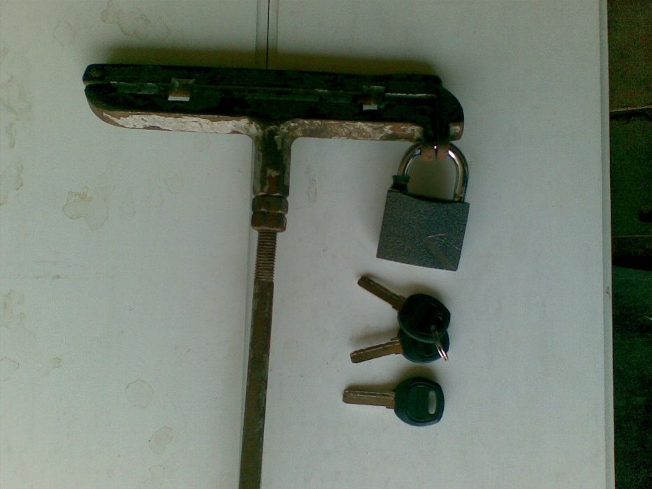 Противоугонное механическое устройство.