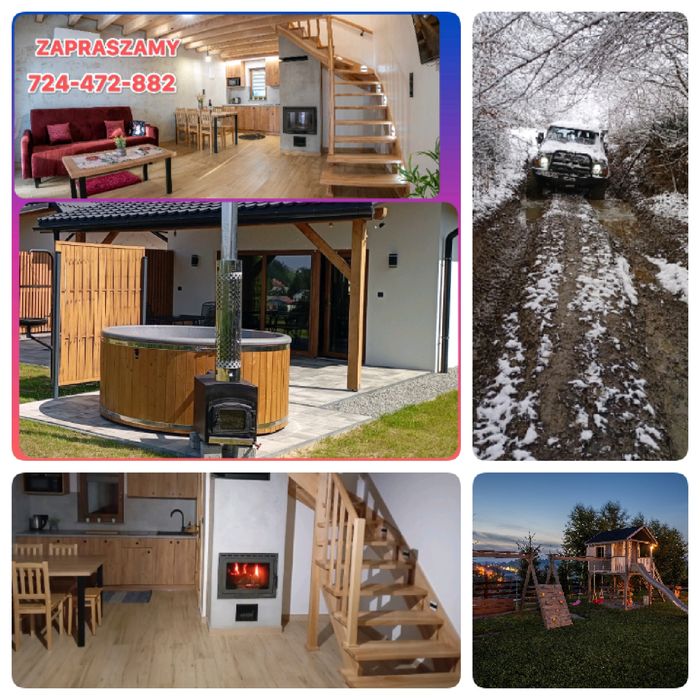 Domki z jacuzzi Bieszczady Solina Polańczyk góry jezioro