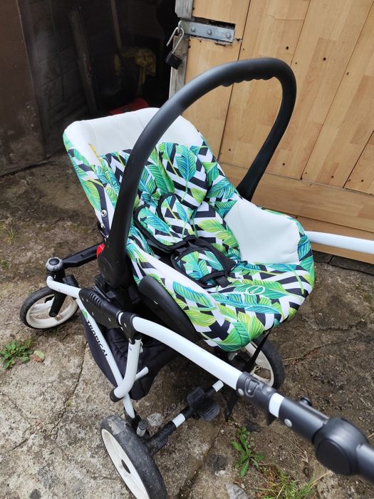 wózek 3w1 BabyLux Tropical ALU