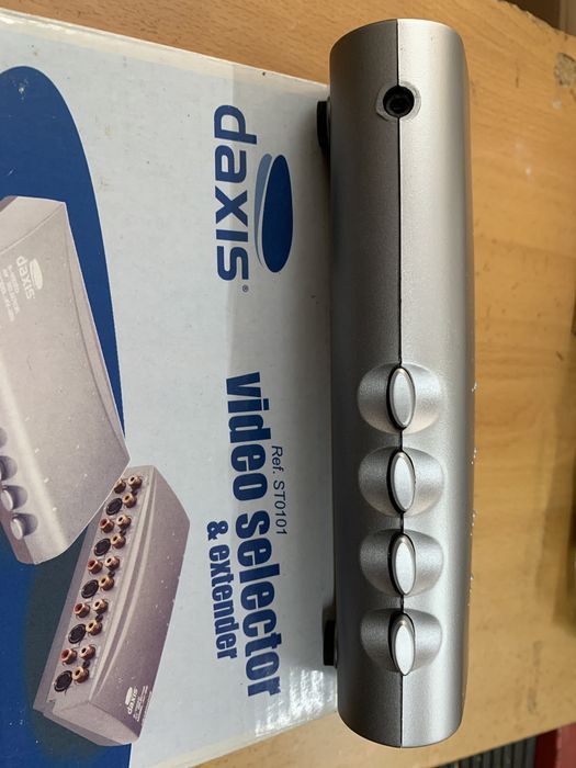 Comutador/switch s-video, RCA, AV, áudio (4/1)