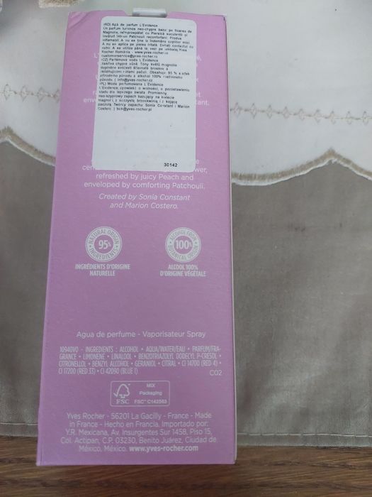 Perfuma Yves Rocher L'Evidence EDP 50 ml Oryginał