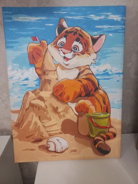 Готова картина по номерами 40×30