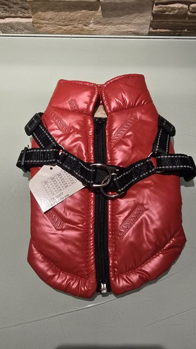 2 w 1: Wodoodporna kurtka i szelki dla Psa