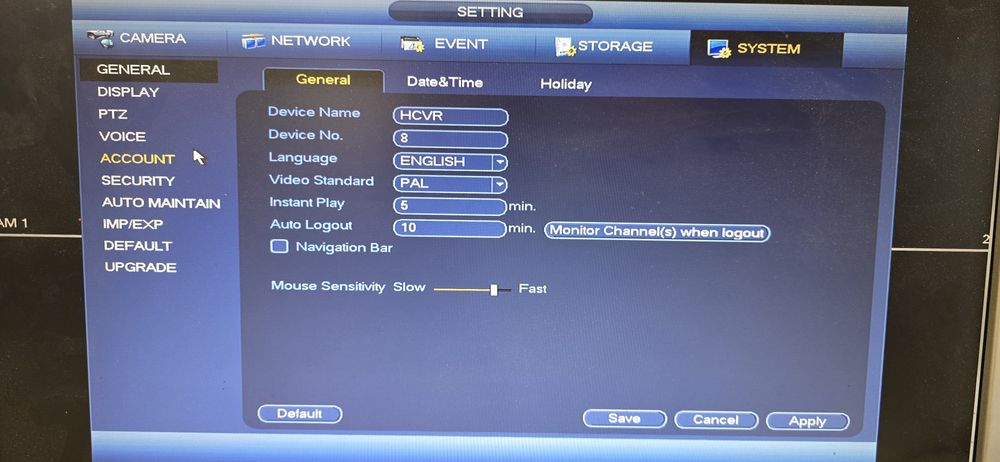 Rejestrator CCTV Dahua
