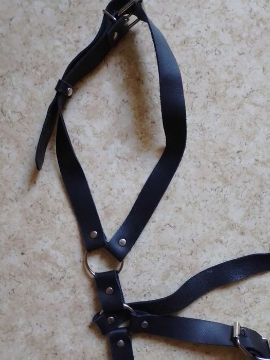 Кожаная портупея с застёжками. Ремешки натуральная кожа.