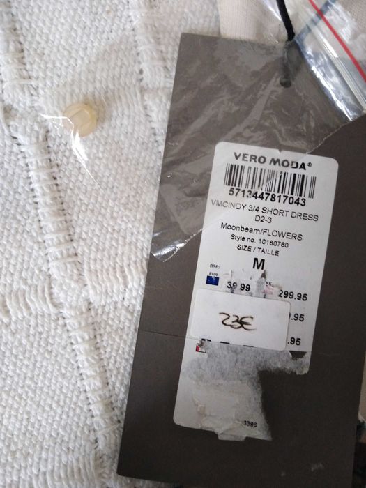 Túnica Floral Vero Moda M (Ler Descrição)