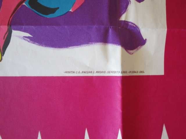 ballet grande cartaz Ballet Nacional Espanha 1962