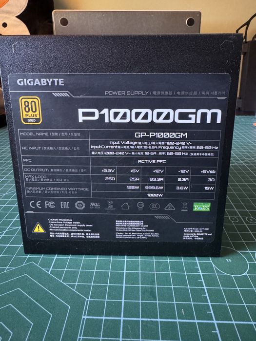 Gigabyte P1000-GM 80 plus GOLD