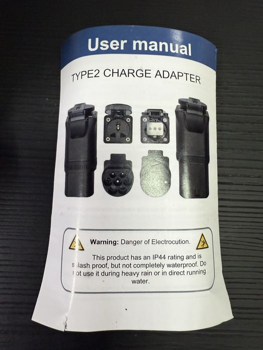 Адаптер V2L Type 2 для електромобіля, 16А, 3.5 кВт