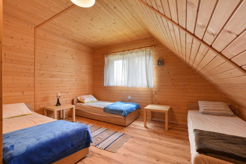 Duży dom 22 osób przy j.Białe i plaży, Okuninka blisko centrum, nocleg