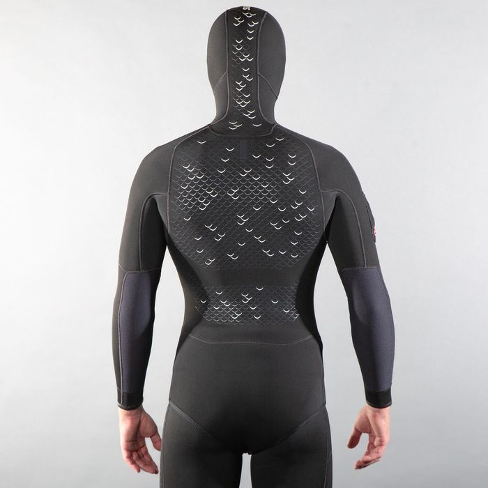 Casaco de caça submarina Homem neoprene 5mm - SPF 900 preto