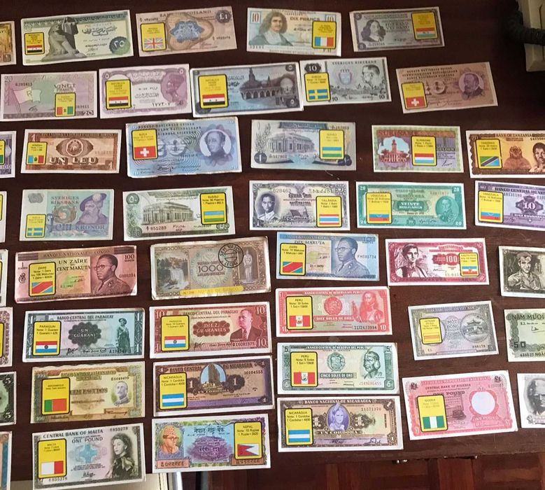 Notas de coleção Mundial