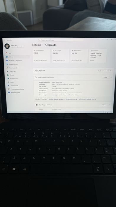Microsoft Surface Go 3 + acessorios