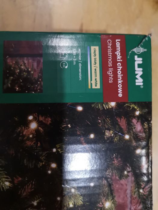 Lampki nowe LED 200, choinkowe, barwa ciepła