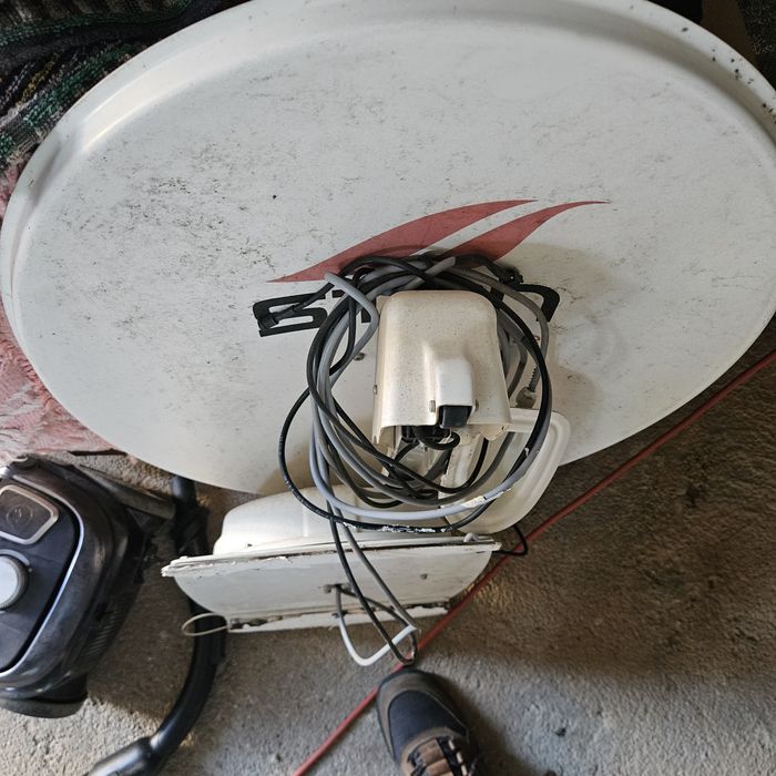 Antena parabólica automatica + controlador + receptor