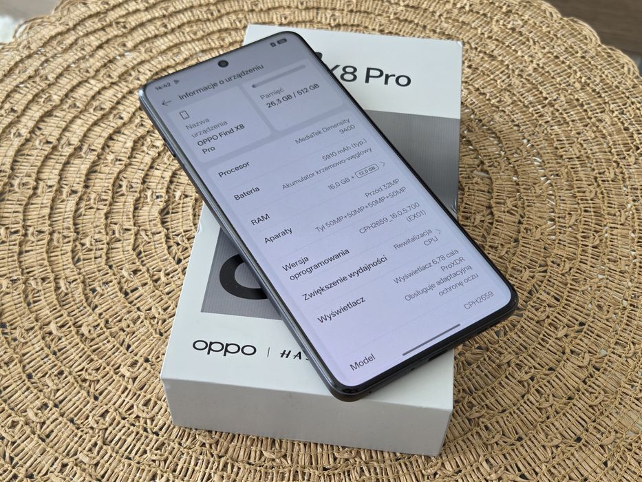Europejski Oppo Find X8 Pro 16/512GB Space Black