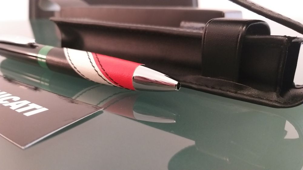 Ducati - Caneta Oficial em couro