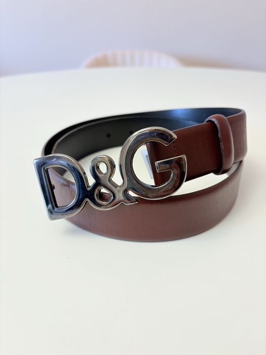 Premium pasek skórzany damski Dolce & Gabbana włoski klamra