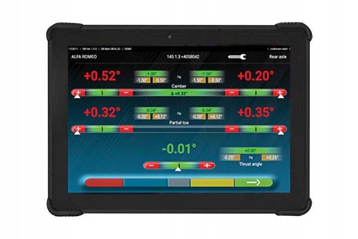 Geometria do kół CCD Ravaglioli TD2.0 WiFi 3P podnośnik dwukolumnowy