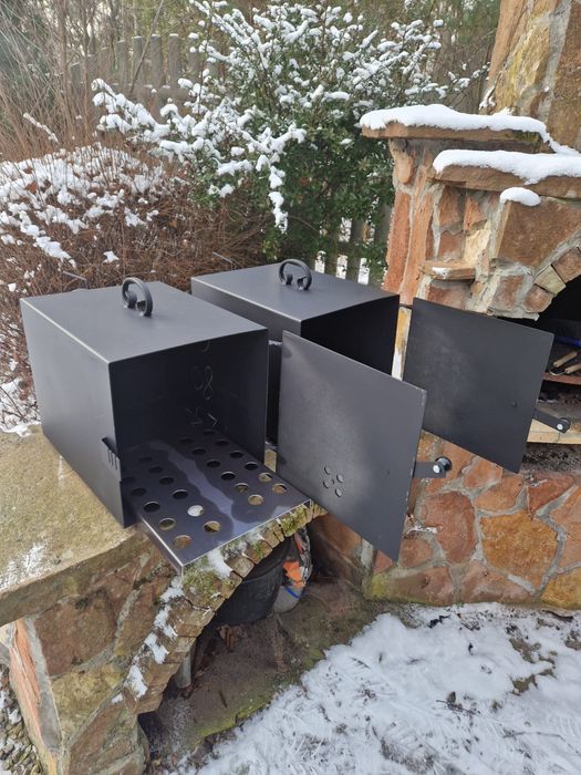 Palenisko do wędzarni, piecyk do wędzarni z blachy krzemowej XXL