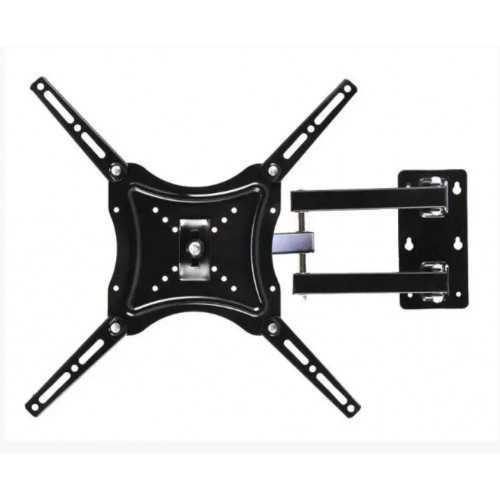 Кронштейн для телевізора 14″-27/55″ 10-20 кг з нахилом і поворотом