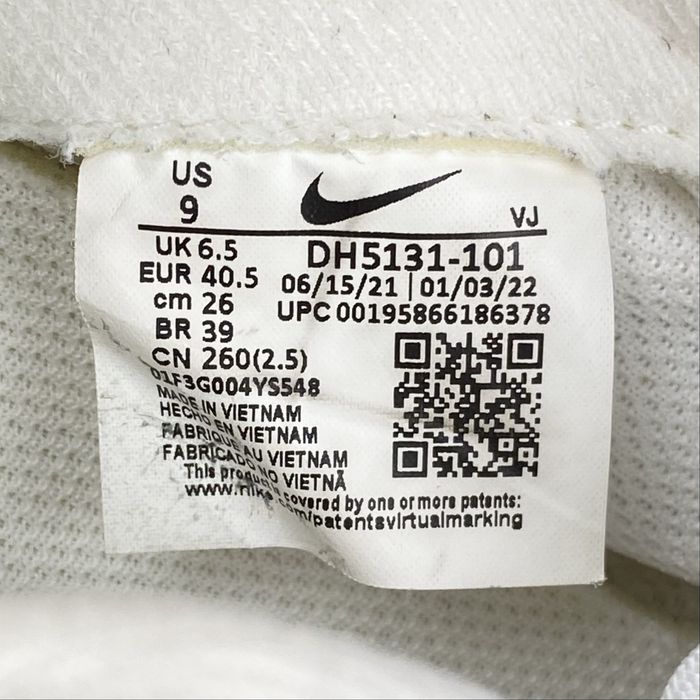 Кросівки nike air max dawn white dh5131-101 оригінал білі жіночі легкі спортивні розмір 40.5 / 26 см