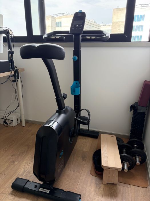 Bicicleta Estática DOMYOS Bike 500 Autoalimentada Bluetooth