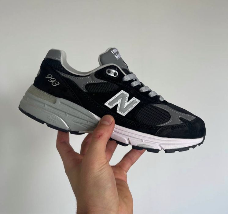 Кросівки Чоловічі New Balance 993 ‘Black White Grey’ 40-45 Топ