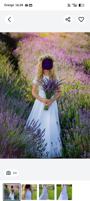 Sukienka komunijna 140/ 146