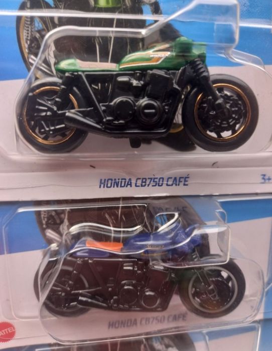 Conj 3 hot wheels honda cb750 café