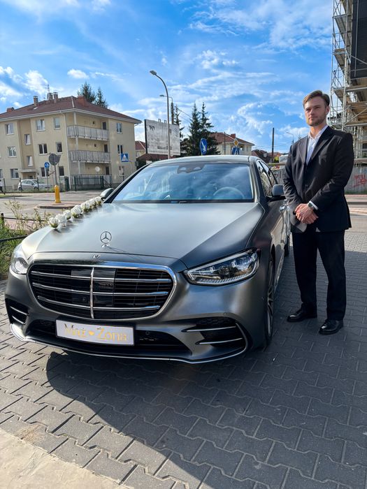 Mercedes Benz S klasa - S 580 Kierowca na ślub, wesele, imprezę.