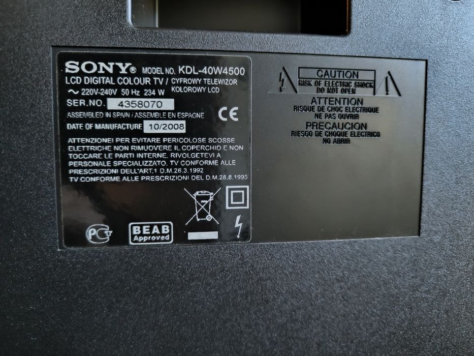 Sprzedam telewizor Sony