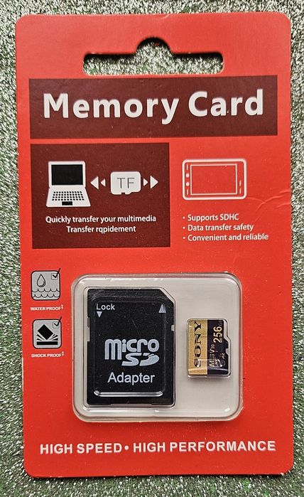 4 cartões de memória Sony de 128gb/256gb/512gb