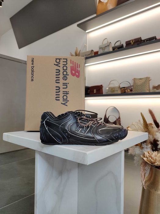 Кросівки New Balance X Miu Miu 530 SL Leather Sneakers Black