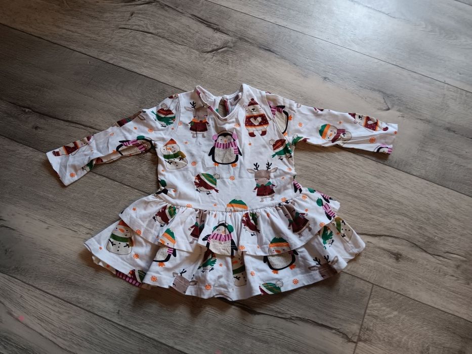 Tunika świąteczna dla dziewczynki