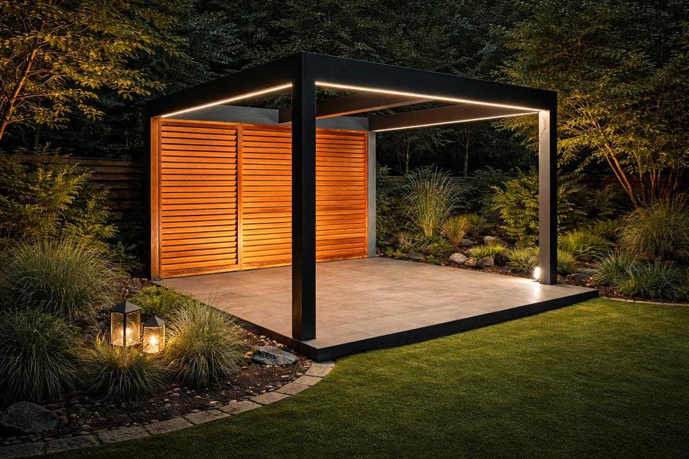 Pergola ogrodowa 5x4 drewno klejone warstwowo BSH!