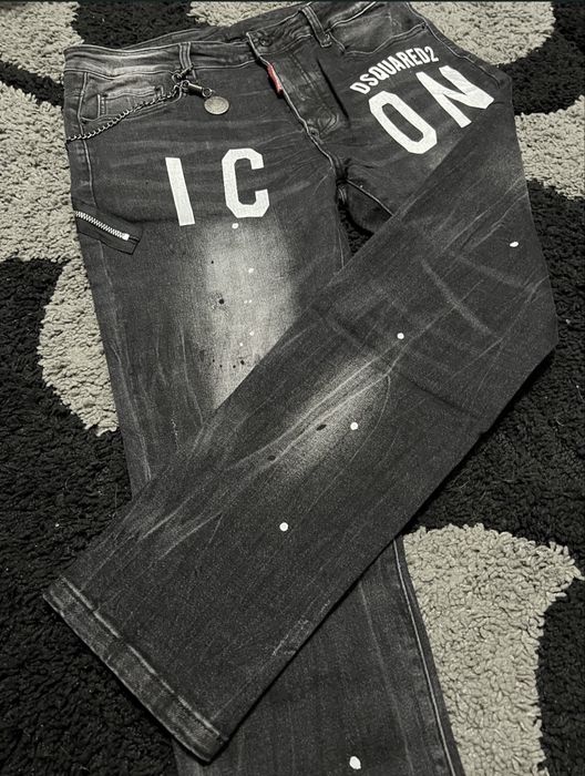 Джинсы Dsquared2 ICON slim fit jeans Amiri