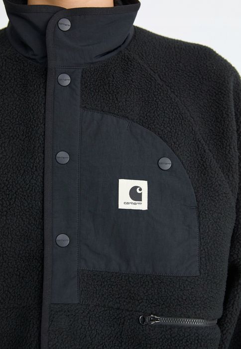 Carhartt 40 L Kurtka Damska Czarna Polar Wip Flynn Oversize D2420