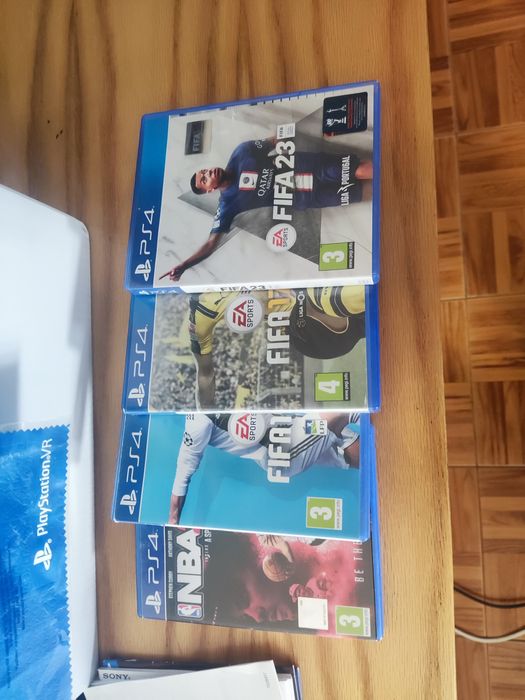 Playstation 4 slim com psvr e jogos