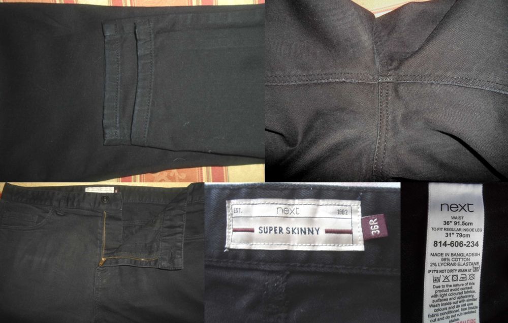 джинсы мужские размер W 36 L 30/32 пояс 94-98 92 94 см
