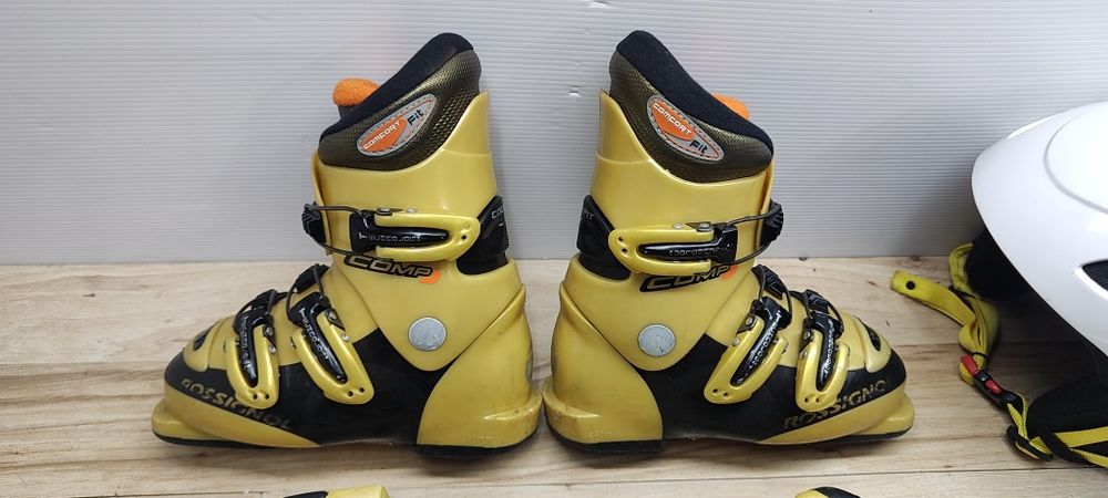 Komplet Narty 80 cm Rossignol Buty r-30 Kask GRATIS