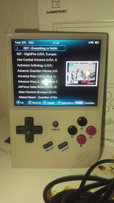 Consola Portátil Anbernic RG35XX - Cinza - Nova!!