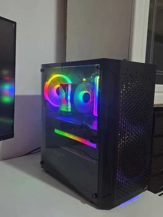 PC Gamer RTX 3070 32GB RAM SSD 480gb I5 11400F RGB Monitor