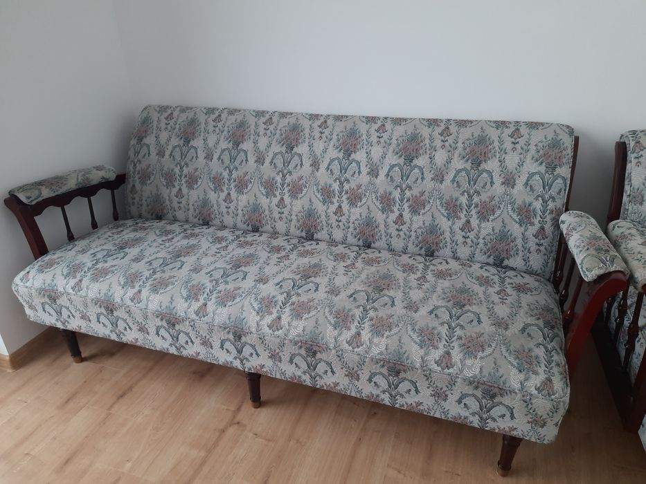 Komplet sofa, 2 fotele i stolik