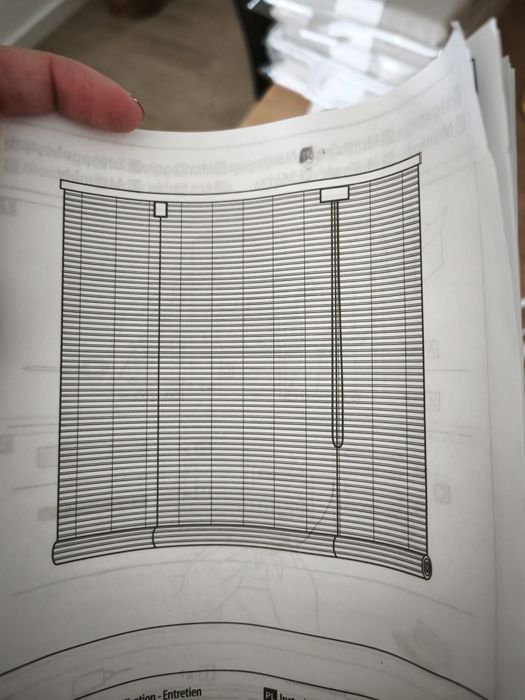 Estore de bambu nunca usado